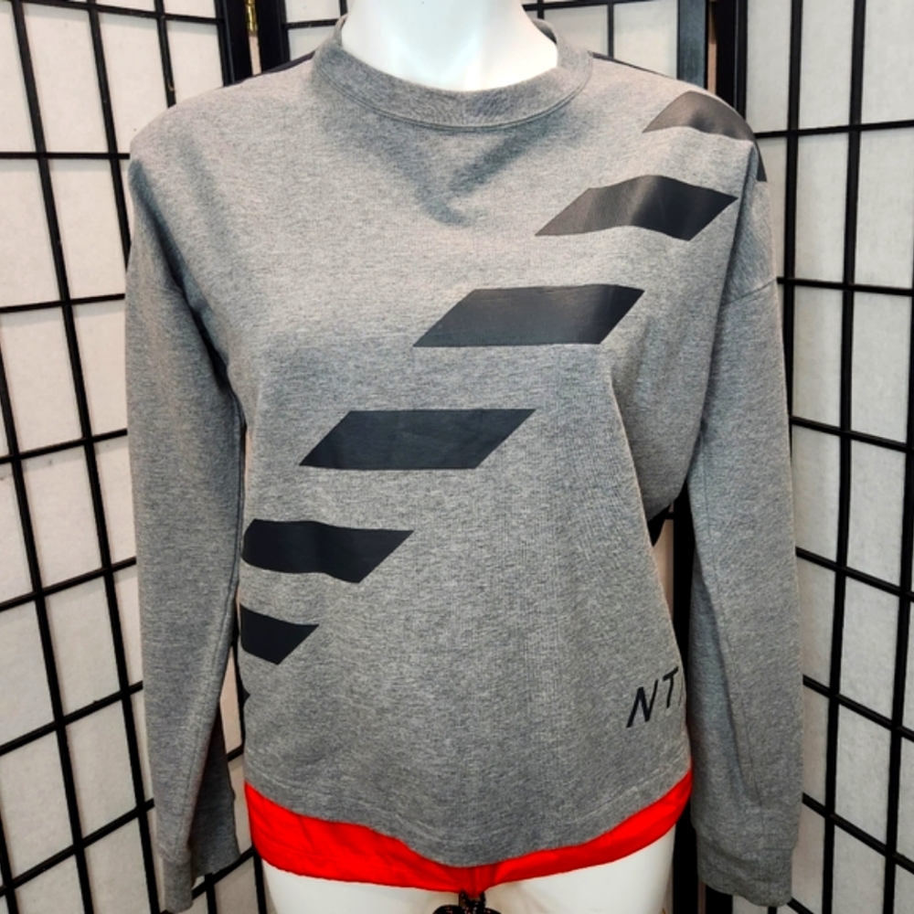 Nike Track & Field  NT/F Hybrid Shirt & Windbreaker Long Sleeve Top XS *RARE*